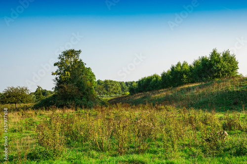 green city walls and meadow in Retranchement  The Netherlands