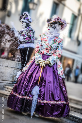 Costumes and masks for the Venice carnival 2019