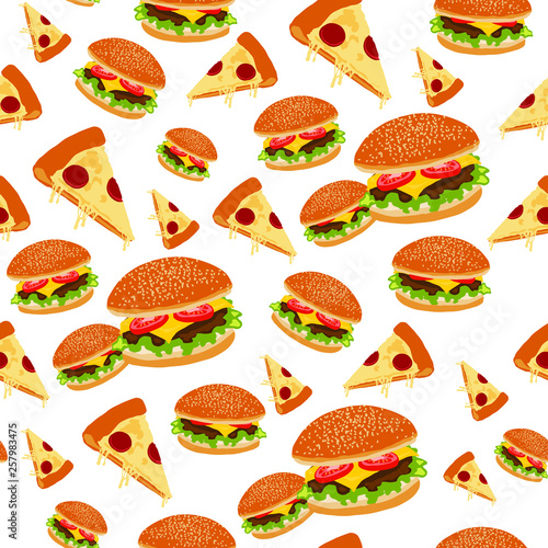 Pizza y Hamburguesas