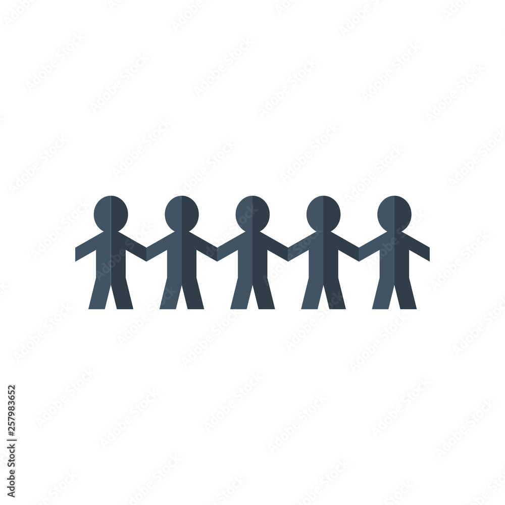 Social Network Team Partners Friends logo design vector. Social Network Team Partners Friends logo design vector.