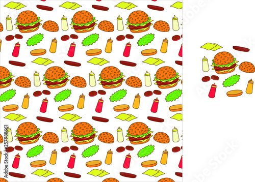 Textura de hamburguesa