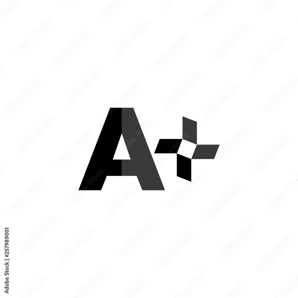 A Plus logo letter design A Plus logo letter design