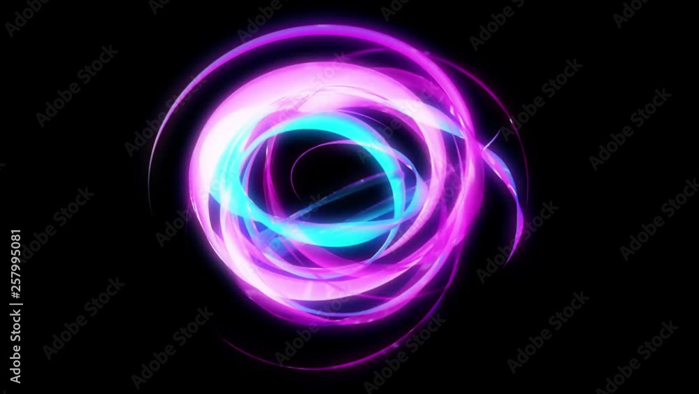 Glowing circular 3D UI element. Illuminated geometric circle and sphere shapes transforming in a seamless loop. Glowing circular 3D UI element. Illuminated geometric circle and sphere shapes transforming in a seamless loop.