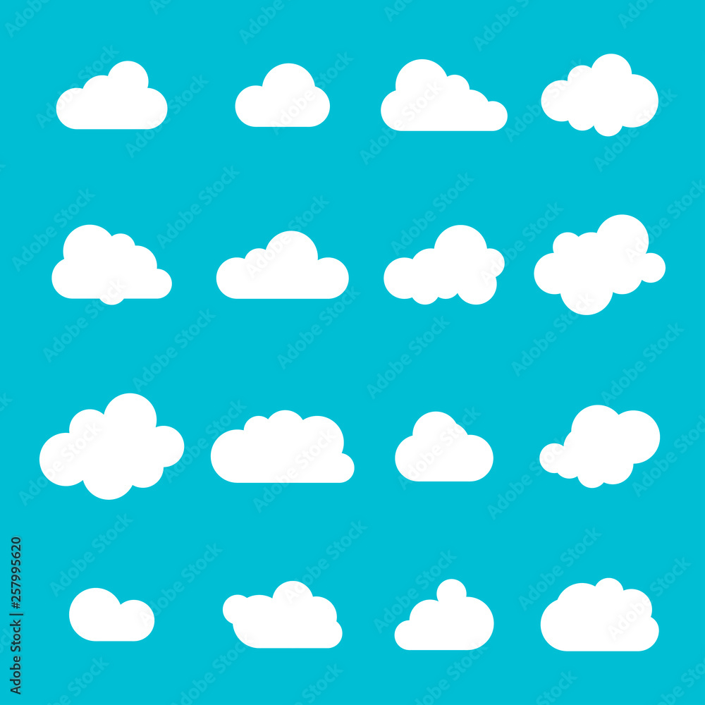 Cloud icon. Sky clouds set. Cloud set. vector Cloud icon. Sky clouds set. Cloud set. vector