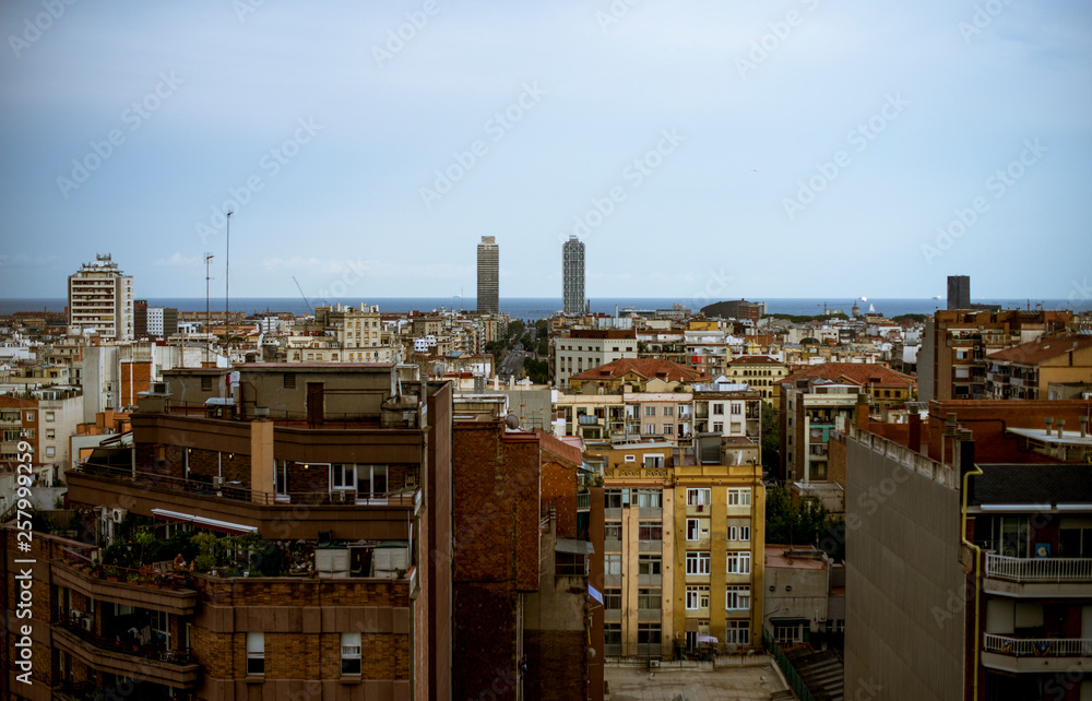 Barcelona cityscape 