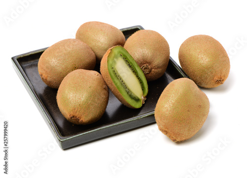 Wallpaper Mural kiwi fruit on white background  Torontodigital.ca