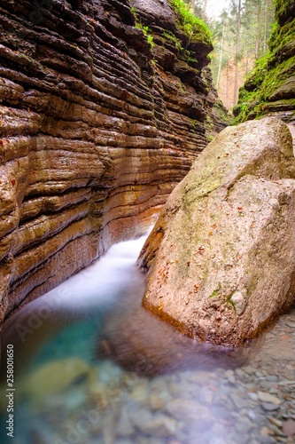 Gorge, stream, Taugl, Tauglbach, Tauglbachklamm, Hallein District, Salzburg, Austria, Europe photo