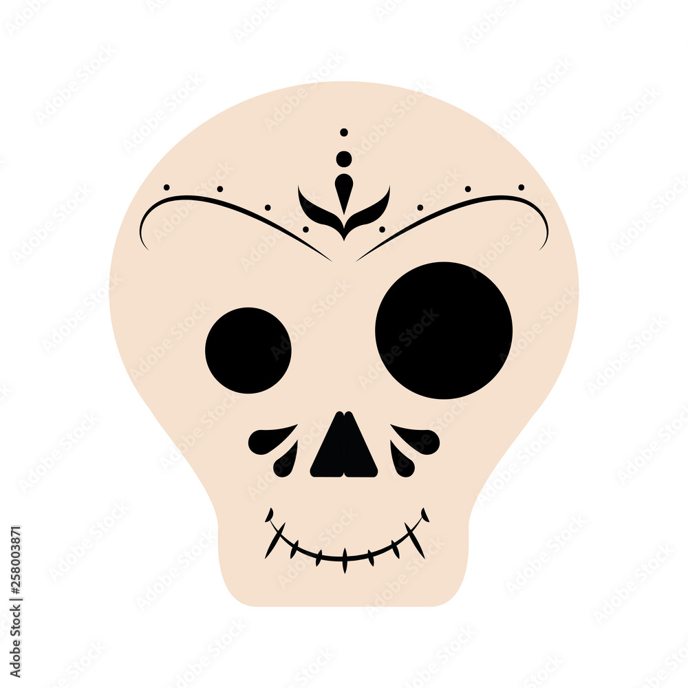 Cute skull mask