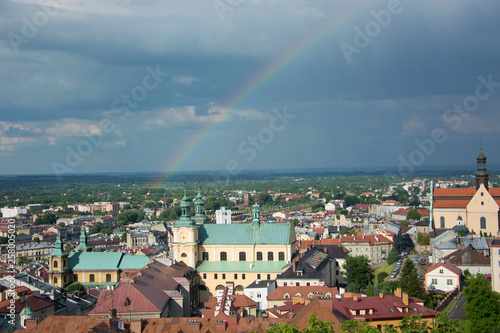 Krajobraz miasta Przemyśl w Polsce