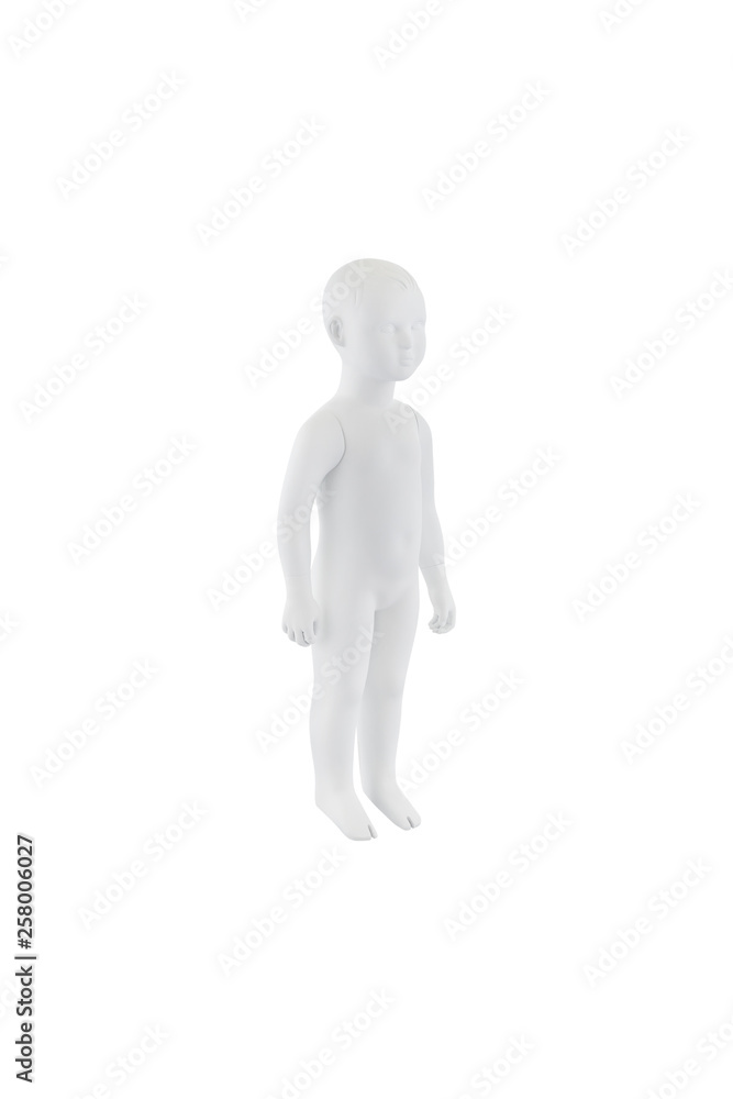 Gloss color mannequin woman isolated Gloss color mannequin woman isolated