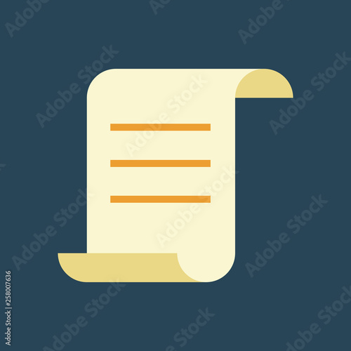 Silhouette icon papers