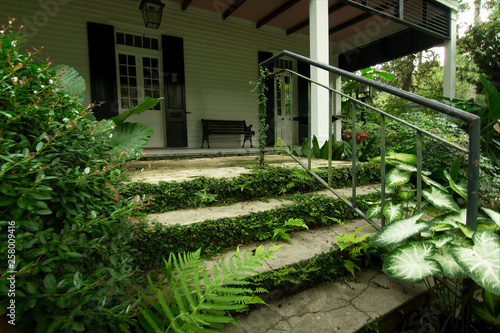 A house at the Burden Museum & Gardens, located on the grounds of the LSU Rural Life Museum, Baton Rouge, Louisiana, USA.