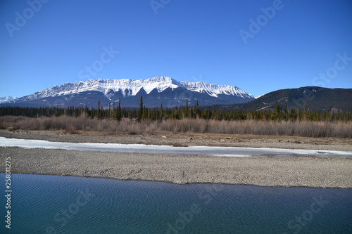 Jasper Lake in the Mountains