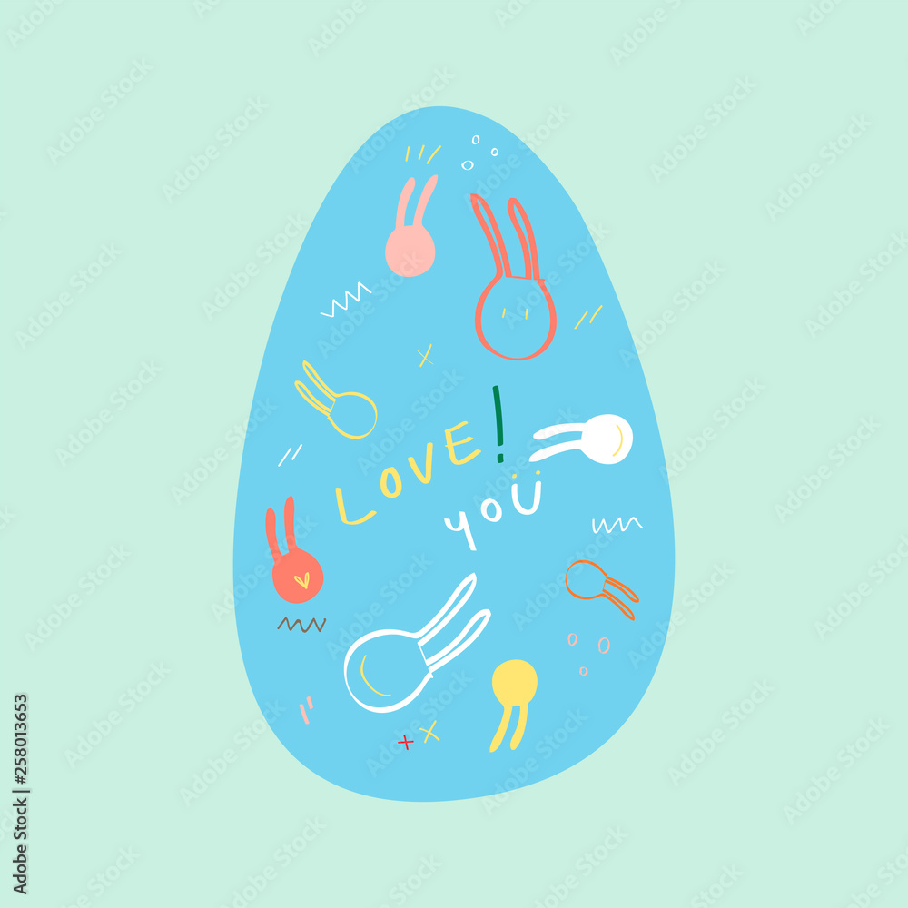 Easter celebration illustration Easter celebration illustration