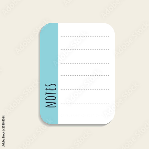 Colorful notepad