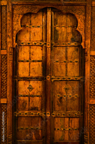 old wooden door