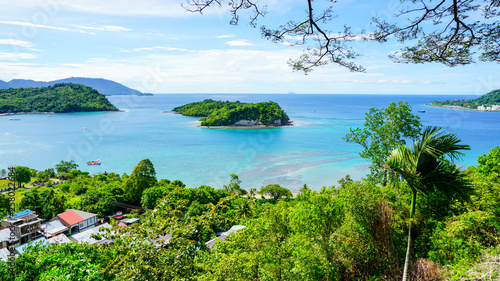 Sabang Island , Acheh , Indonesia - October 6th, 2017. Freddies Santai Sumurtiga is a beach resort that is very popular for tourist to stay in the island. photo