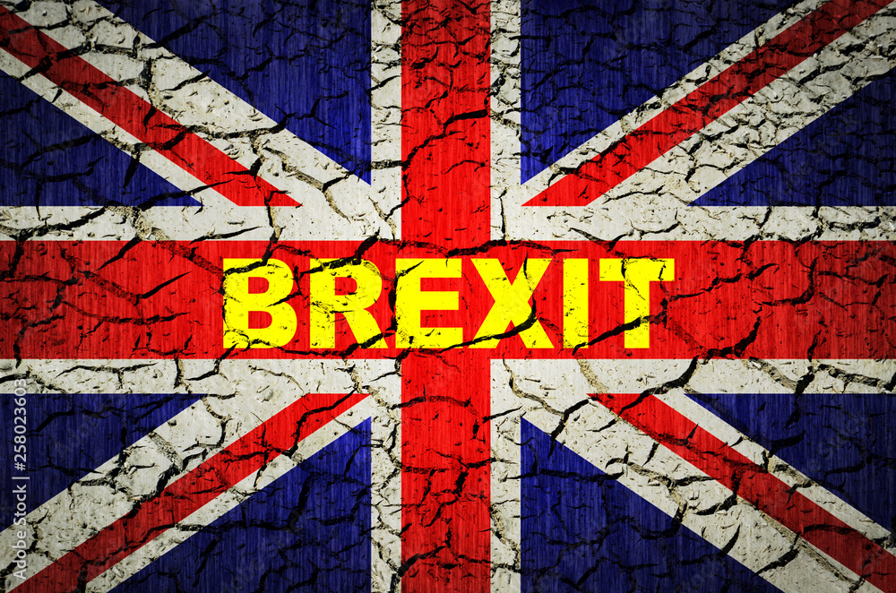 Fototapeta premium brexit england great britain flag - 3d rendering