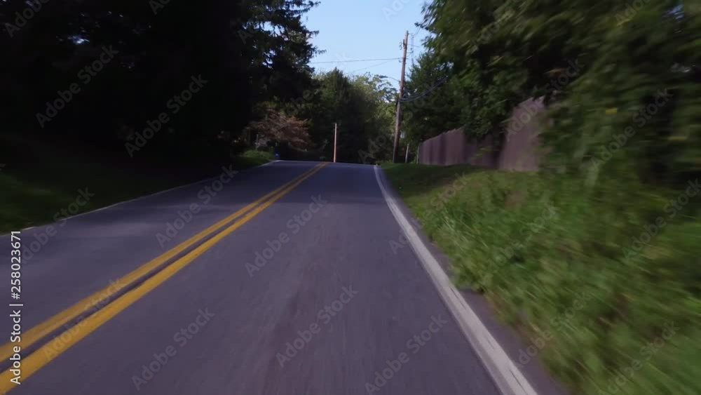 Driving down rural backroads. Driving down rural backroads.
