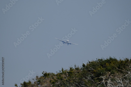 airplane in the sky