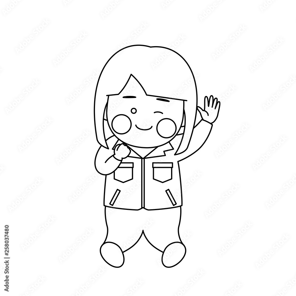 女性作業着ジャンプ 女性作業着ジャンプ