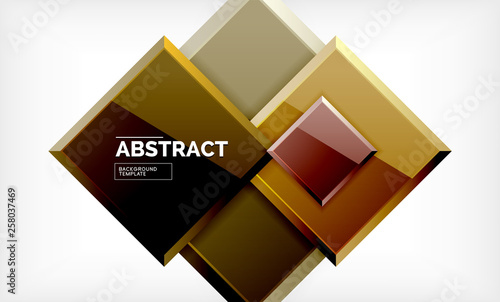 Geometric abstract background, modern square design Free Download Geometric abstract background, modern square design - GFXLoad