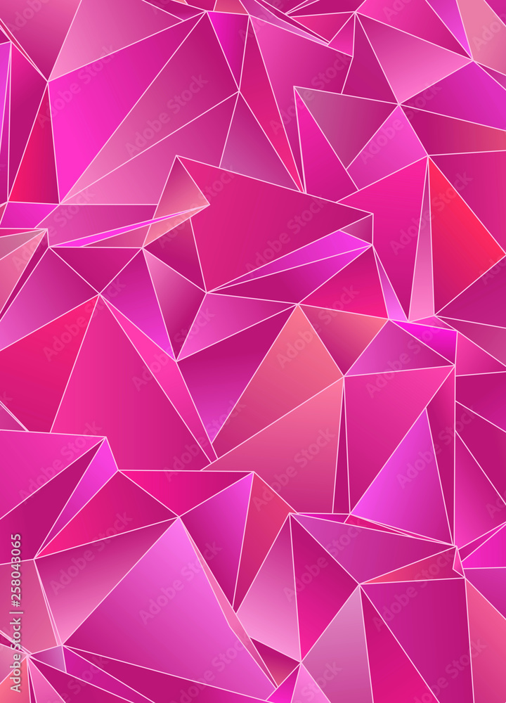 Abstract Low-Poly triangular modern background Abstract Low-Poly triangular modern background