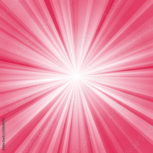 Abstract ray burst background, glow effect, comix