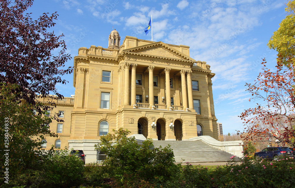 The Alberta Legislature Building in Edmonton during Autumn. The Alberta Legislature Building in Edmonton during Autumn.