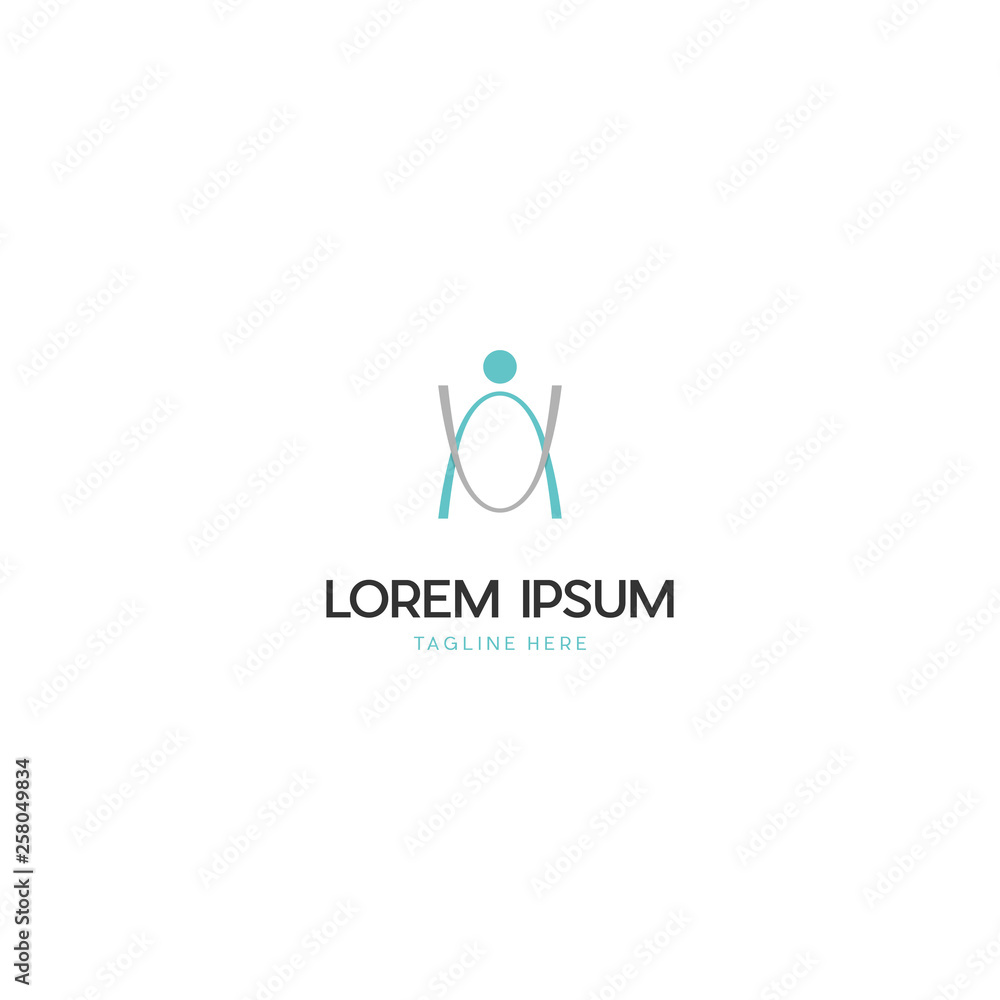 Human People Life Creative Logo Design Human People Life Creative Logo Design
