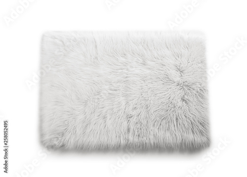 Soft carpet on white background