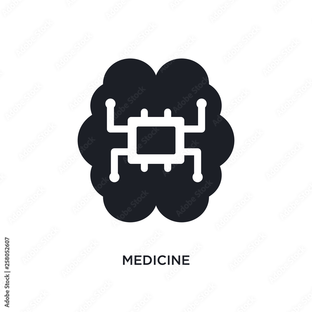 medicine isolated icon. simple element illustration from artificial intelligence concept icons. medicine editable logo sign symbol design on white background. can be use for web and mobile medicine isolated icon. simple element illustration from artificial intelligence concept icons. medicine editable logo sign symbol design on white background. can be use for web and mobile