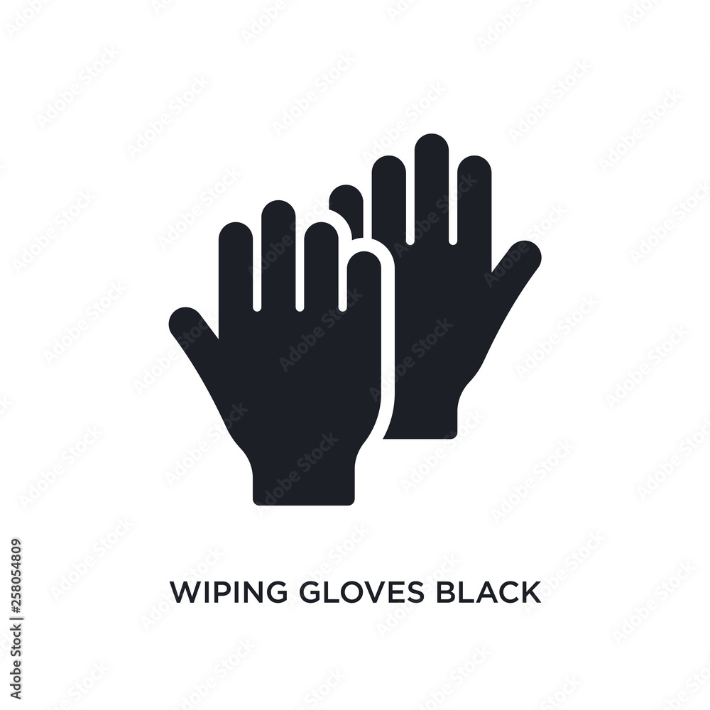 wiping gloves black pair isolated icon. simple element illustration from cleaning concept icons. wiping gloves black pair editable logo sign symbol design on white background. can be use for web and wiping gloves black pair isolated icon. simple element illustration from cleaning concept icons. wiping gloves black pair editable logo sign symbol design on white background. can be use for web and