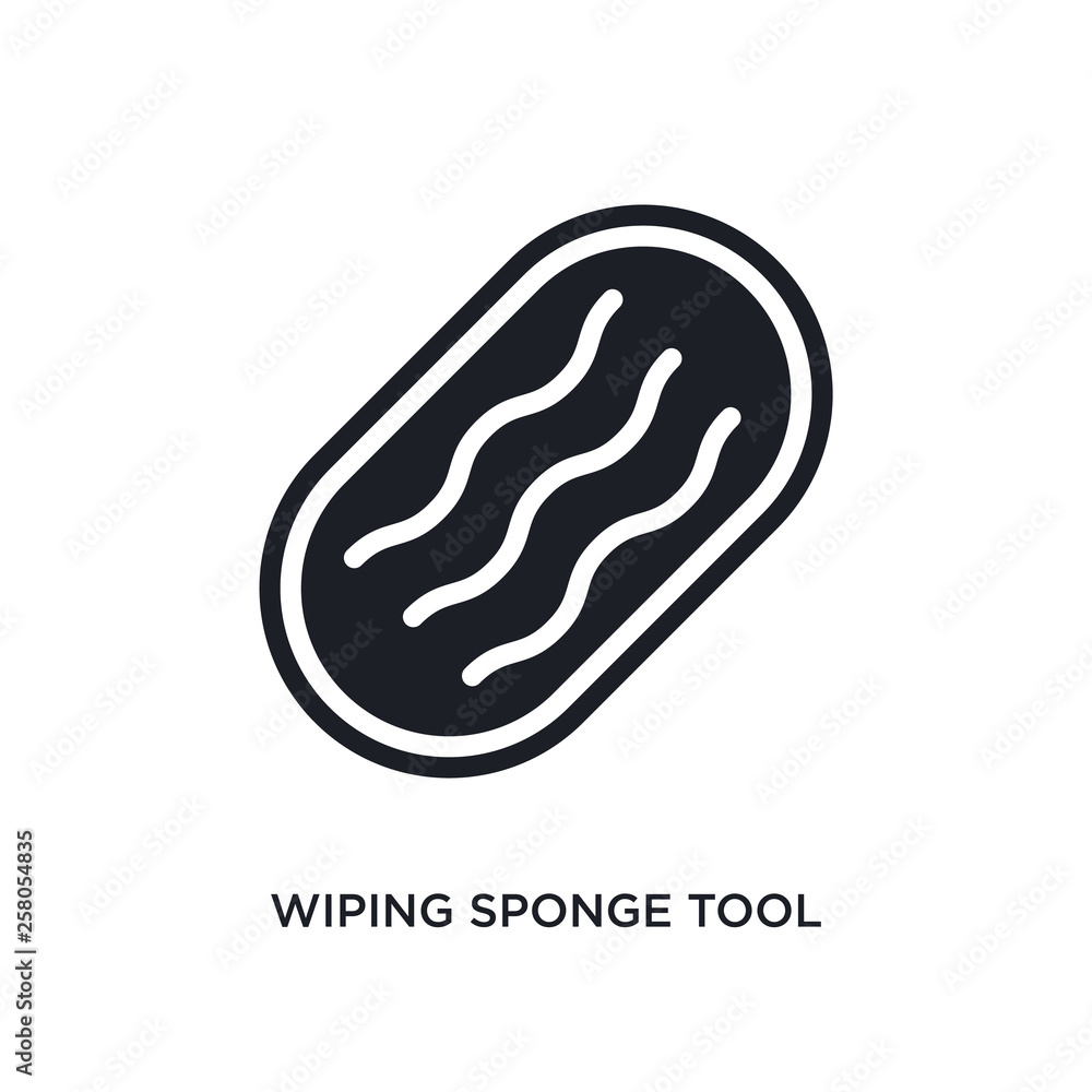 wiping sponge tool isolated icon. simple element illustration from cleaning concept icons. wiping sponge tool editable logo sign symbol design on white background. can be use for web and mobile wiping sponge tool isolated icon. simple element illustration from cleaning concept icons. wiping sponge tool editable logo sign symbol design on white background. can be use for web and mobile