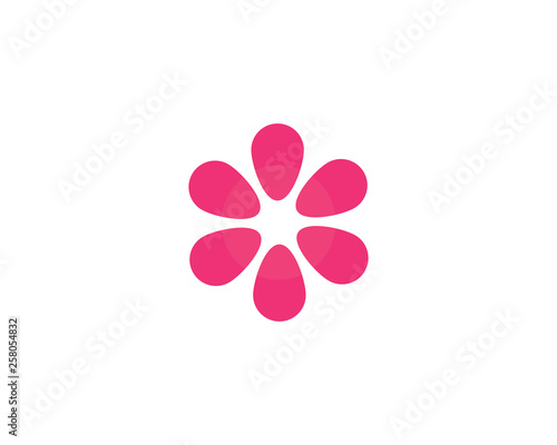Beauty Vector flowers design logo Template icon illustration
