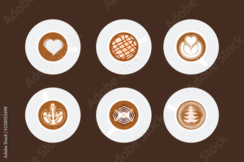 coffee latte art collection