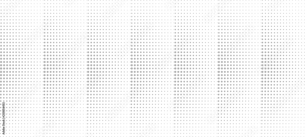 Abstract gray halftone pattern isolated on white background. Circles and dots patterns. Abstract gray halftone pattern isolated on white background. Circles and dots patterns.