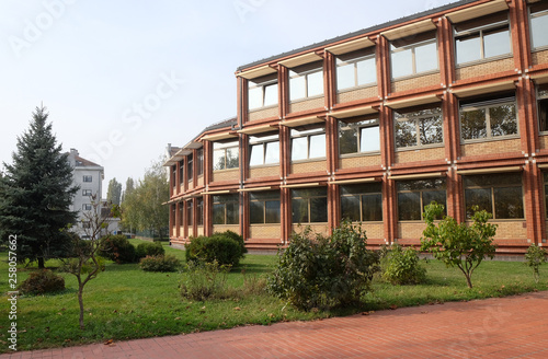 School in Malesnica residential area, Zagreb, Croatia