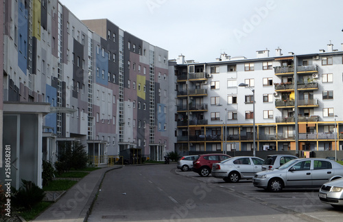 New housing blocks in Malesnica residential area, Zagreb, Croatia