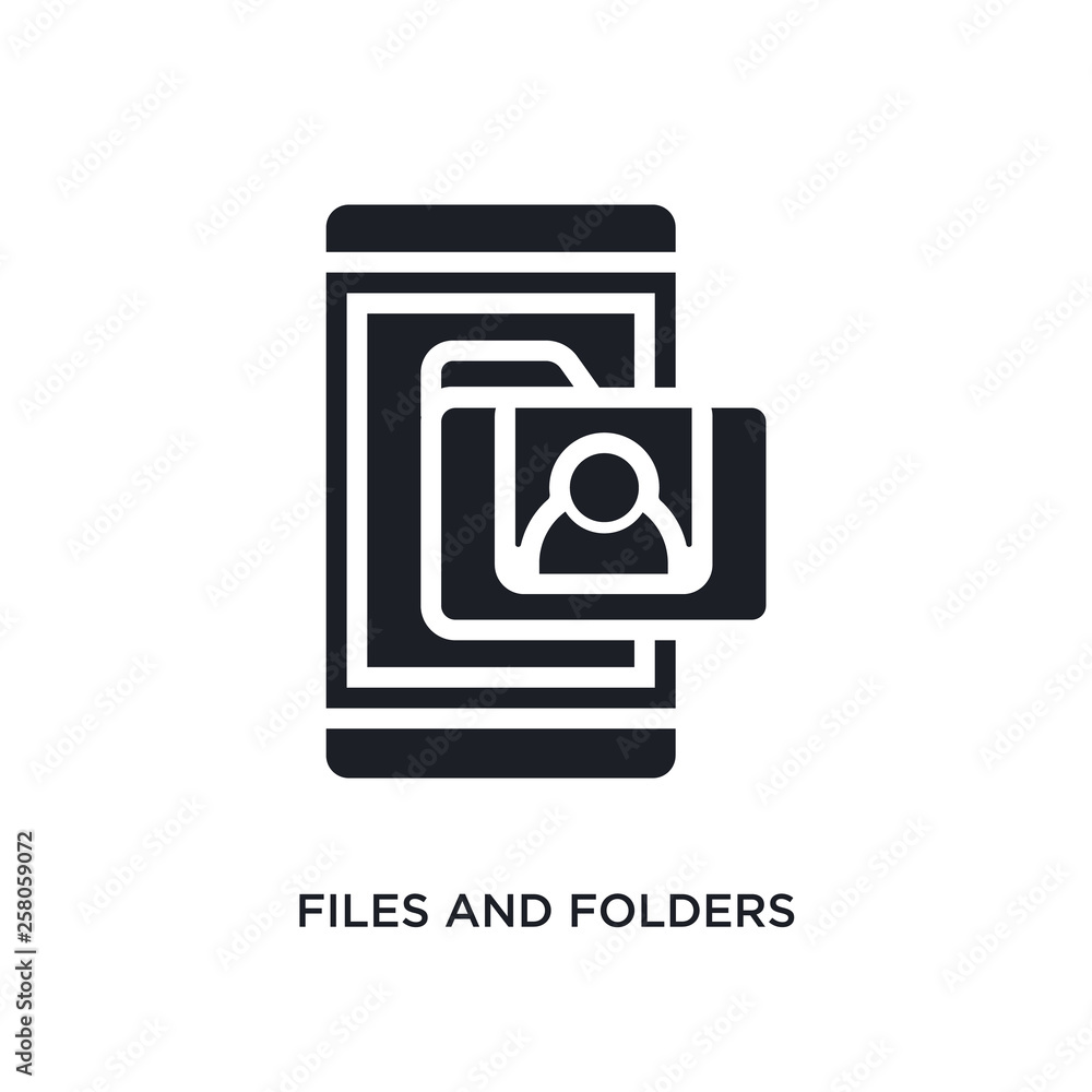 files and folders isolated icon. simple element illustration from electrian connections concept icons. files and folders editable logo sign symbol design on white background. can be use for web and files and folders isolated icon. simple element illustration from electrian connections concept icons. files and folders editable logo sign symbol design on white background. can be use for web and
