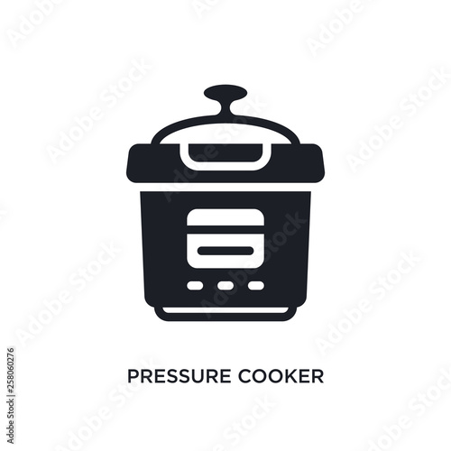 pressure cooker isolated icon. simple element illustration from electronic devices concept icons. pressure cooker editable logo sign symbol design on white background. can be use for web and mobile photo