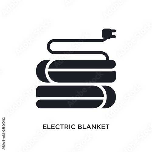 electric blanket isolated icon. simple element illustration from electronic devices concept icons. electric blanket editable logo sign symbol design on white background. can be use for web and