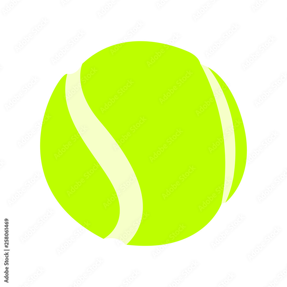 Tennis ball emoji vector Stock Vector Adobe Stock