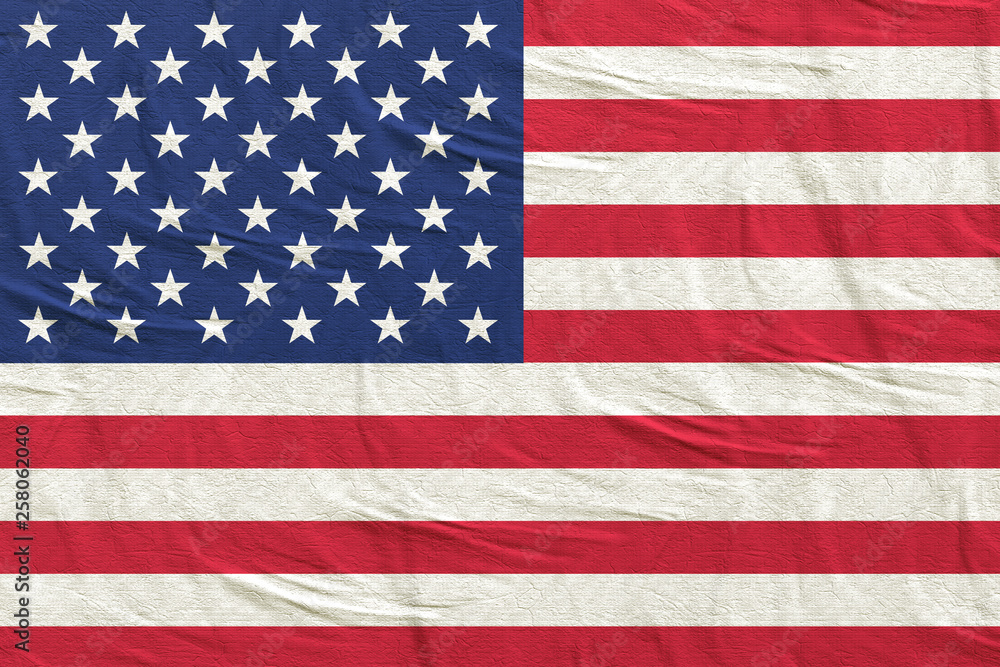 Naklejka premium United States of America flag