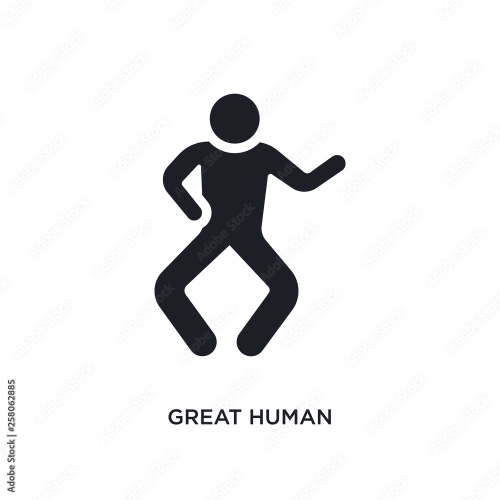 great human isolated icon. simple element illustration from feelings concept icons. great human editable logo sign symbol design on white background. can be use for web and mobile great human isolated icon. simple element illustration from feelings concept icons. great human editable logo sign symbol design on white background. can be use for web and mobile