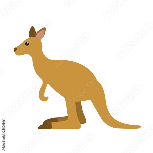 Kangaroo emoji vector