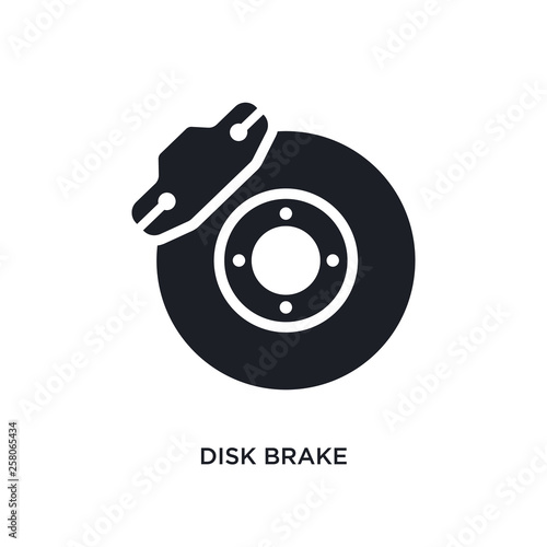 disk brake isolated icon. simple element illustration from general-1 concept icons. disk brake editable logo sign symbol design on white background. can be use for web and mobile