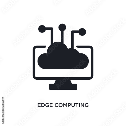 edge computing isolated icon. simple element illustration from general-1 concept icons. edge computing editable logo sign symbol design on white background. can be use for web and mobile