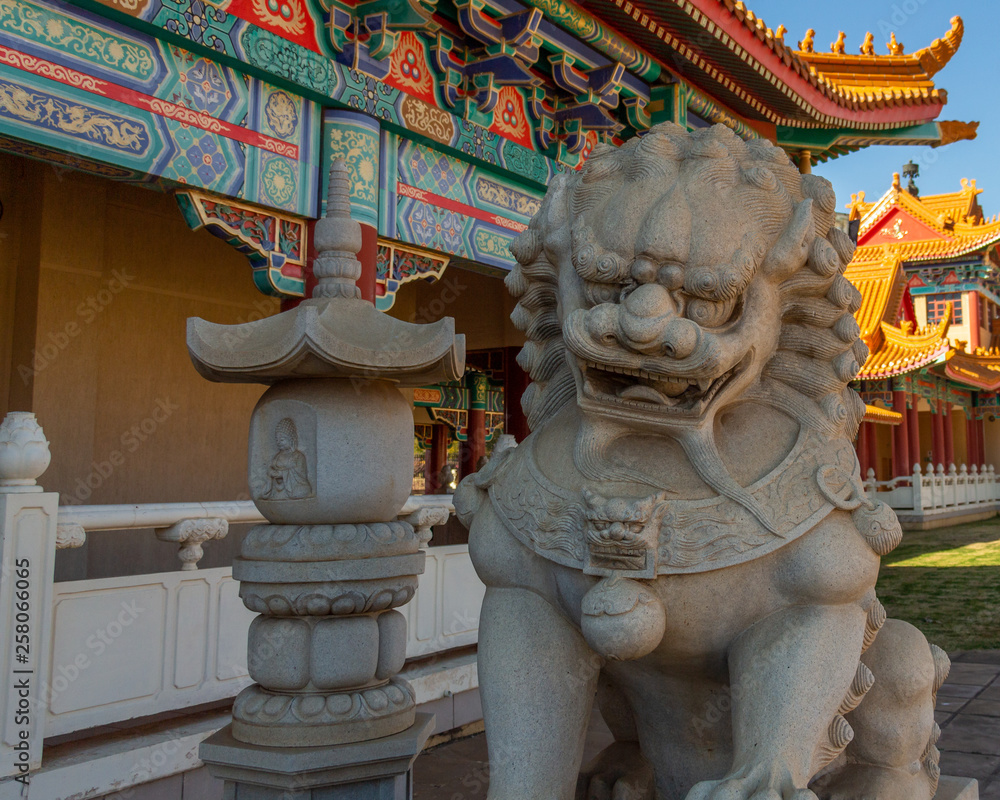 Fototapeta premium Buddhist Temple Statues