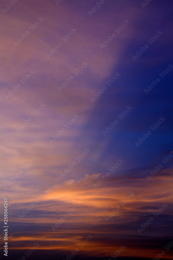 CLOUDS PATTERN AFTER SUNSET